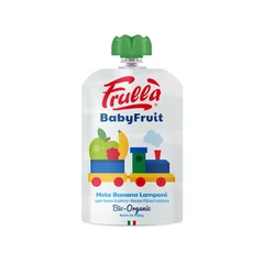Frulla bio bébi gyümölcspüré - alma, banán, málna