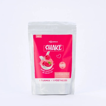 Pharmax Shake vitaminokkal és ásványi anyagokkal - málnás csoki - 450 g