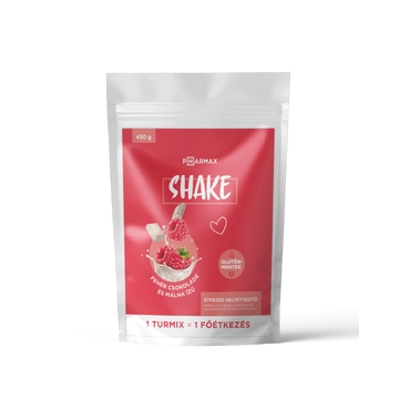 Pharmax Shake vitaminokkal és ásványi anyagokkal - málnás csoki - 450 g