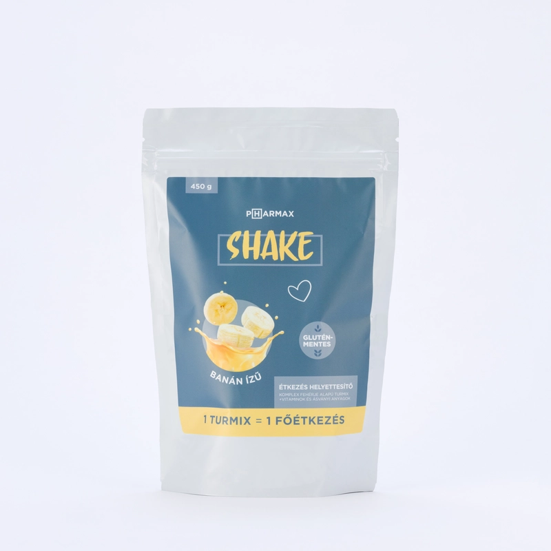 Pharmax Shake vitaminokkal és ásványi anyagokkal - banán - 450 g