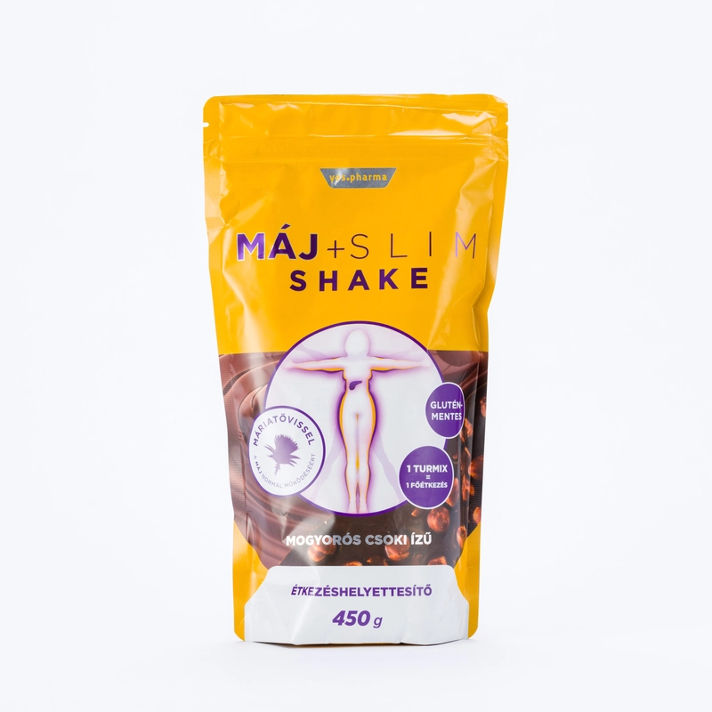 Yes.Pharma Máj+ Slim Shake mogyorós csoki - 450 g